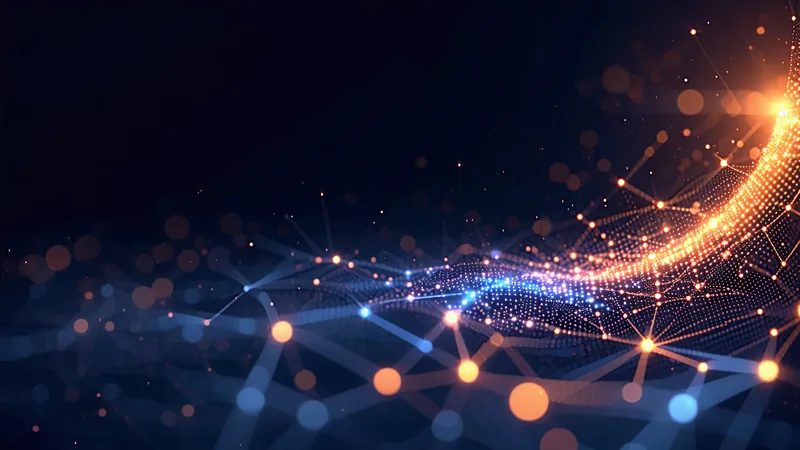 Abstract forward-looking data trend visualization — creator economy analytics inflection point 2026 concept