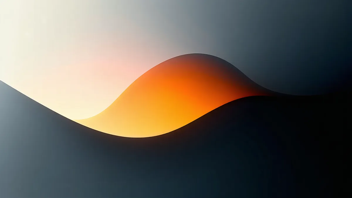 Abstract visualization of forward-looking analytics trends — prediction and projection